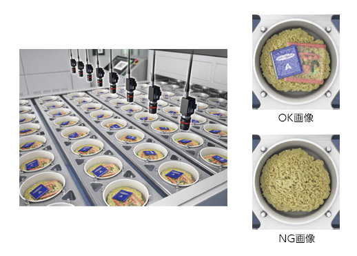 内容物や具材の有無検査